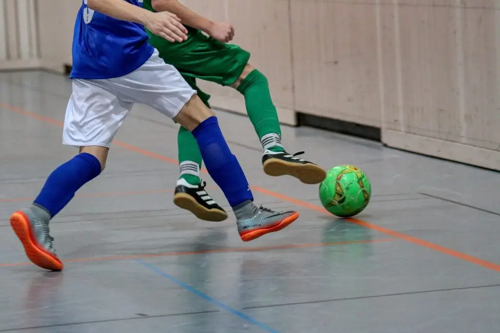 Zaalvoetbal in Leiden