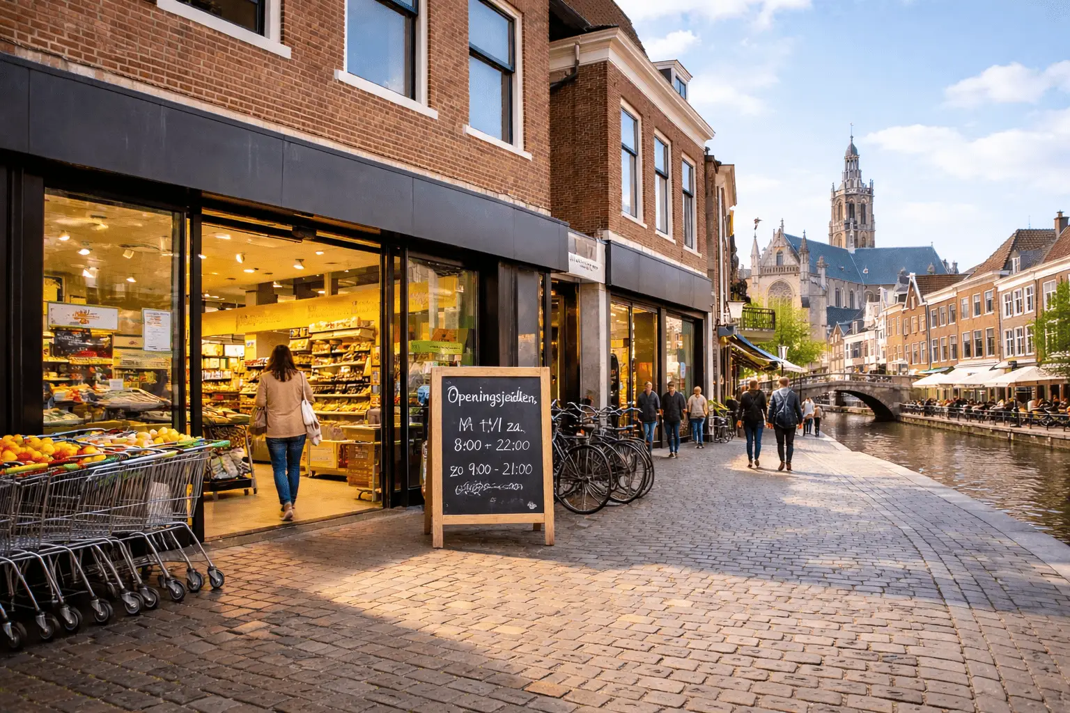 Openingstijden van supermarkten in Leiden